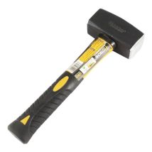 Hoteche - Maceta Cuadrada 1000 Gr Mango Fibra , Maceta Cuadrada Cantos Rectificados Mango De Fibra Recubierto Para Absorber Los Impactos Empuñadura 