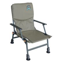 Carpzilla Adjustable Camping Carp Fishing Chair With Armrest Lightweight Foldable Recliner