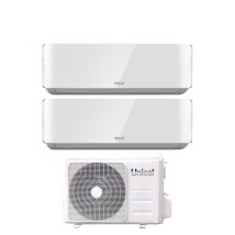 Unical - Climatizzatore Condizionatore Dual Split Inverter Serie Air Cristal 13+13 Con Xmx3 21he R-32 Wi-fi Optional 13000+13000