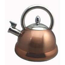 Pfeifkessel 3L – Edelstahl – Retro-Look – 22,5 x 22,5 x 22 cm – 0,739 kg