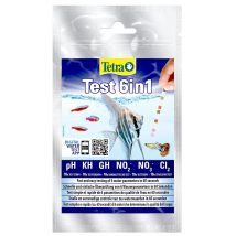 Zolux – Tetra Test 6in1 Water Quality Testing Kit – 10 Strips for pH, Nitrite, Nitrate, Hardness, Chlorine