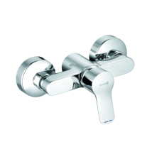 Pure&easy Brausearmatur 378410565 Chrom, Dn 15, Wandmontage - Kludi