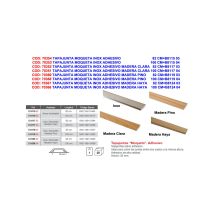 Brinox - Selbstklebende Teppicheinfassung Aus Edelstahl Für Kiefernholz 82 Cmb8119 03