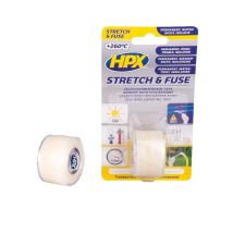 Selbstvulkanisierendes Stretch- Und Spindelband, Transparent, 25mm X 3m