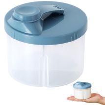Tragbarer 4-fächer-lebensmittelbehälter, Auslaufsicherer Drehdeckel, Bpa-frei, Multifunktionaler Behälter Für Trockenlebensmittel, Müsli Und Snacks – 