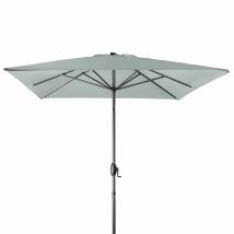 Derby Sonnenschirm / Kurbelschirm "basic Lift Neo 200 X 250", 200 X 250 Cm, Hellgrau, Bezug Aus 100% Polyester, Gestell Aus Aluminium, 6,4 Kg 