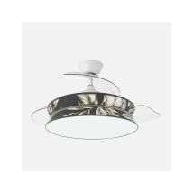 Ventil Decor 72w Blanco/estampado Oscuro 108d 3asp 7200lm 300040006000k Remoto+memo+temp