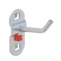Portaherramientas D.6mm D.100mm Con Extremo De Gancho En Ángulo Para Placas Perforadas 5 Uds / Bolsa.