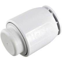 Hd62/15w Hep2o Demountable Pipe Stop-end Cap White 15mm