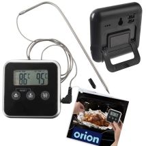 Northix - Digital Kitchen Thermometer With Probe Display And Timer