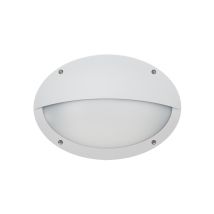Dopo - Wandleuchte Teia Hor. Hood Ip66 E27 23w Weiß