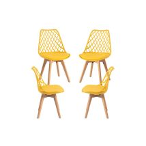 Packs Sillas Comedor - Pack 4 Sillas Mima - Amarillo