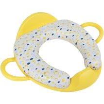 Poupy Riduttore Wc Per Bambini Giallo Con Maniglie Tenersi E Schienale