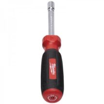 Milwaukee – 6.0mm Hex Screwdriver – Chrome Plated Steel – Universal Driver Head – Magnetic Retention – Durable Tool
