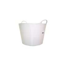 Plasvidavi - Panier En Plastique Blanc De Qualité Alimentaire 38lt Cap42al