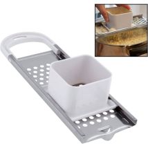Hicook Spätzlemaschine Aus Edelstahl, Spätzle-nudelknödelformer Mit Sicherheitsstopfer