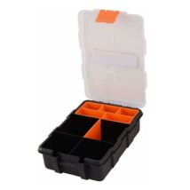 Organizer Porta Utensili 9 Scomparti Vani Cassetta Per Attrezzi Viti In Plastica