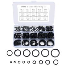 Sunflower - 200 Stück O-ringe, 15 Größen Aus Gummi, O-ring Für Die Abdichtung Von Sanitärrohren