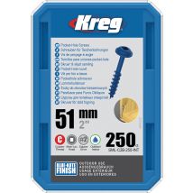 Kreg - Vite A Tazza Blue-kote Maxi-loc Da 51 Mm, 250 Sml-c2b-250-int