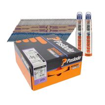 Paslode 3.1 X 90mm Im360 Ring Nails Galv-plus Finish Box Of 2200 + 2 Fuel Cells Pas141074