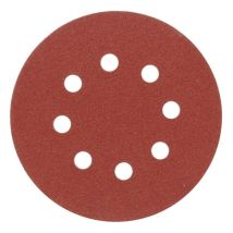 Discos De Lijado De 125 Mm, P120, Con 8 Agujeros, Juego De 5 Piezas. 08582 Vorel