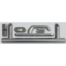 Haustür-griffgarnitur (standard) 40 Cm Edelstahl Türklinke