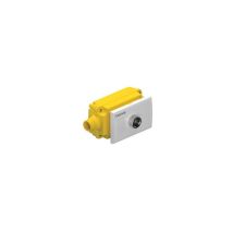 Kit Racc. Gas 90° + Placca Bianca Misura: Tc 3/4" X F 1/2"