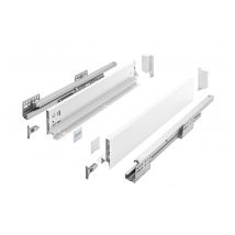 Gtv- Sistema Di Cassetti Axis Pro, Set Guide Scorrevoli Per Cassetti, Set Di Cassetti, Portata Fino A 40 Kg, Cassetti Scorrevoli Con Chiusura 