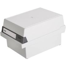 Han 966-11 Caja De Fichas Gris Claro Capacidad 800 Tarjetas