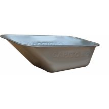Capito – Carrello Auge 100L Zincato in Acciaio – Capacità 100 Litri, Limite di Sostenibilità 250 kg – Giardino e Piscine