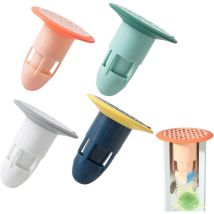 Odipie – geruchsdichter Duschbodenablauf aus ABS + TPR – 7,8 x 7,5 x 3,5 cm – für Abflusslöcher 37-75 mm – einfache Installation