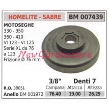 Homelite Kettensägenmotor Ritzel 330 350 360 410 3/8' Zähne 7 007439