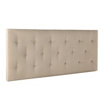 Vs Venta-stock - Testiera Imbottita Turin 140x60 Cm Beige
