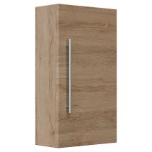 Emotion Hängeschrank 62 cm – Badmöbel mit Softclose-Tür – Eiche hell – 1 Regalboden – Wandmontage – Hochwertige Verarbeitung