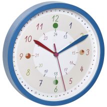 60.3058.06.90 Quarz Wanduhr 308 Mm X 44 Mm Blau - Tfa Dostmann