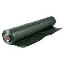 Tela De Acolchado De Polipropileno De 100 G/m² Con Revestimiento Anti-uv. Lona Antihierbas Para La Proteccin De Plantas Y Flores Del Jardn. M10x2,10