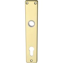 Langschild Europa – PZ 88 – Aluminium – neusilber eloxiert