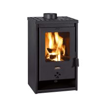 Eek A - Estufa De Leña Prity K1 D De 9,3 Kw - Calefacción De Leña Para Espacios Habitables