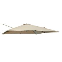 Toldo De Repuesto Para Sombrilla De Jardín Cortavientos Mod. Saturno 3x4 Beige Agrisado
