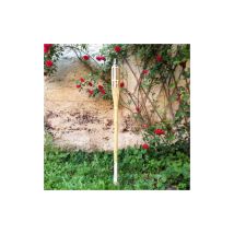 Torche à huile en bambou 120 cm – Longueur : 120 cm – Matières : Bambou – Forme : Cylindrique – Largeur : 3,50 cm – Adapté PMR – LEBEURRE