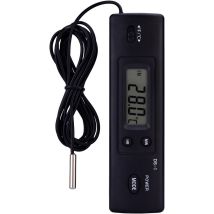 Termómetro Digital Electrónico Con Sensor De Temperatura Lcd Y Pantalla Lcd Grande, Con Cable Para Refrigerador.