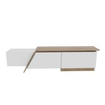 Tv-möbel Aus Holz "zonas" - 180 X 35 X 28 Cm - Weiß