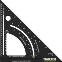 Tracer – 12in Adjustable Pro Square – True 90 Degrees Angle – Easy to Read Scale Markings