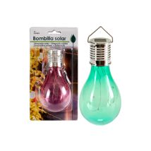 Lámpara solar decorativa colgar 28894 AR – Resistente a la intemperie – Ideal para jardines y terrazas