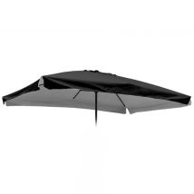 Telo Ricambio Per Ombrellone Giardino 3x2 Rettangolare Eden Noir Con Balza
