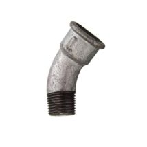 Madidef - Cornat Temperguss-bogen 45° 3/4 '' 1 Muffe Verzinkt Bogen