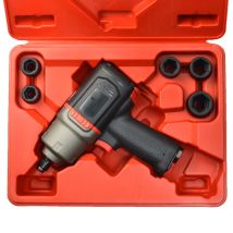 Topcar – CEDREY UT8172 Impact Wrench – 8-Position Torque Regulator – 5 Impact Sockets (16mm, 17mm, 19mm, 22mm, 24mm)