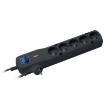 Lestar Lf-530wa 5+ 2,5 M Schwarze Steckdosenleiste