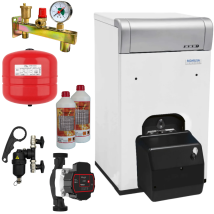 Chaudière Fioul Basse Température 39,4 Kw – Rendement 94,7% – Brûleur Fioul Domusa D4 27,2 À 55,2 Kw – Kit Complet Avec Accessoires