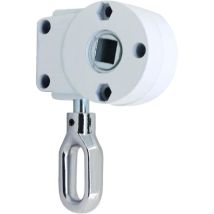 Galozzoit – Verricello Manuale Per Tende Da Sole Esterne – Lega Di Alluminio – Testa Verniciata Bianca – Installazione Facile E Veloce